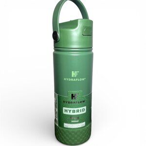 Hydraflow Hybrid - Wide Mouth Triple Wall Insulated Water Bottle with Flip Straw